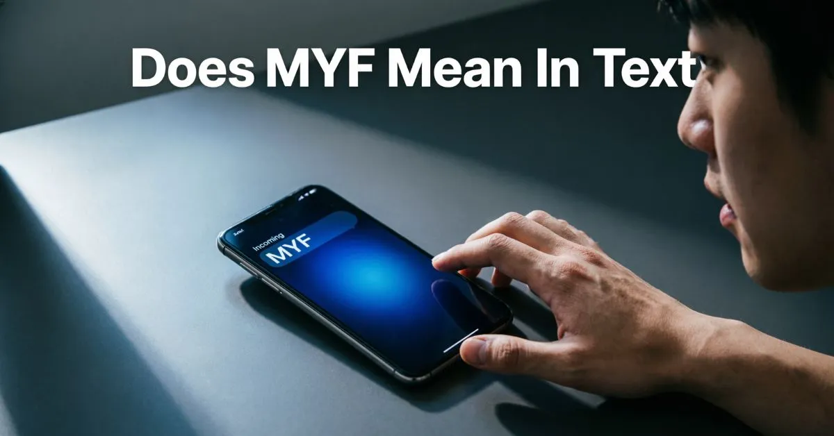 Does MYF Mean In Text