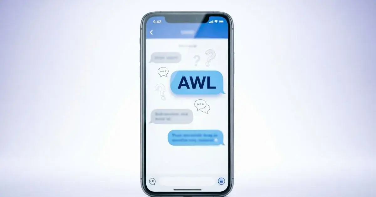 what does awl mean in texting