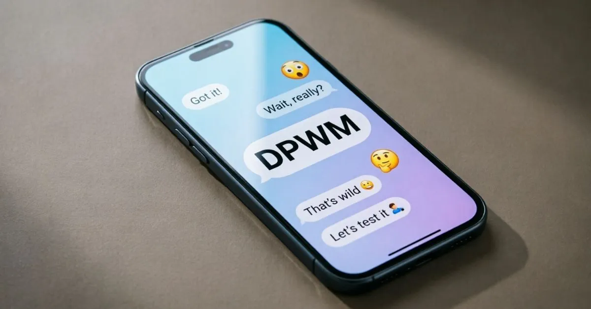 what does dpwm mean in text