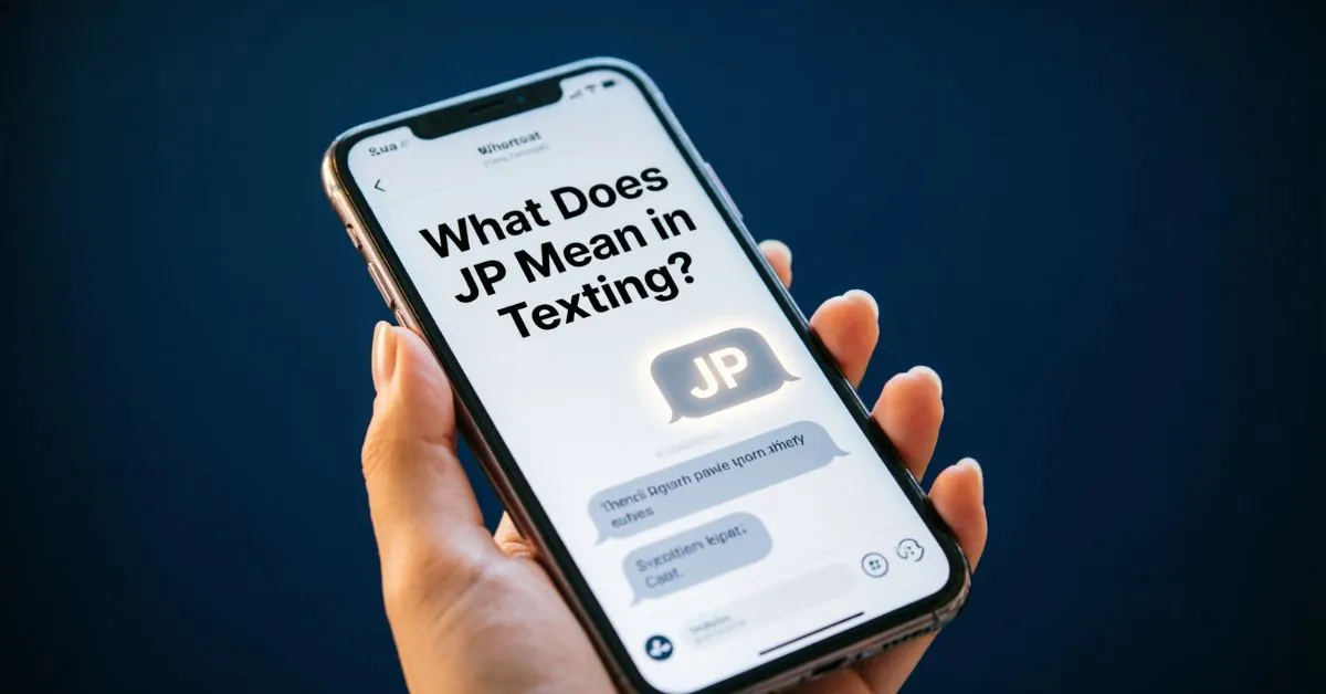 what does jp mean in texting