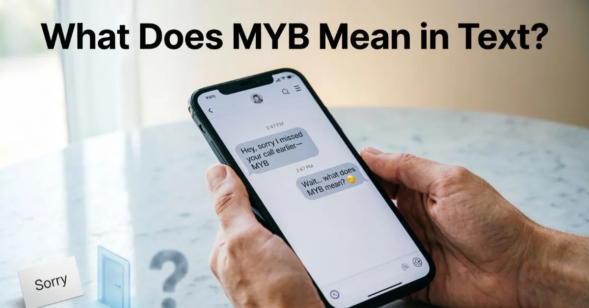 What Does MYB Mean in Text