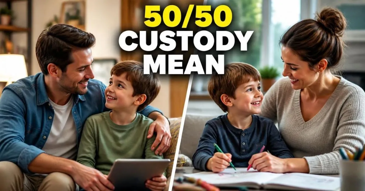 50/50 Custody Mean