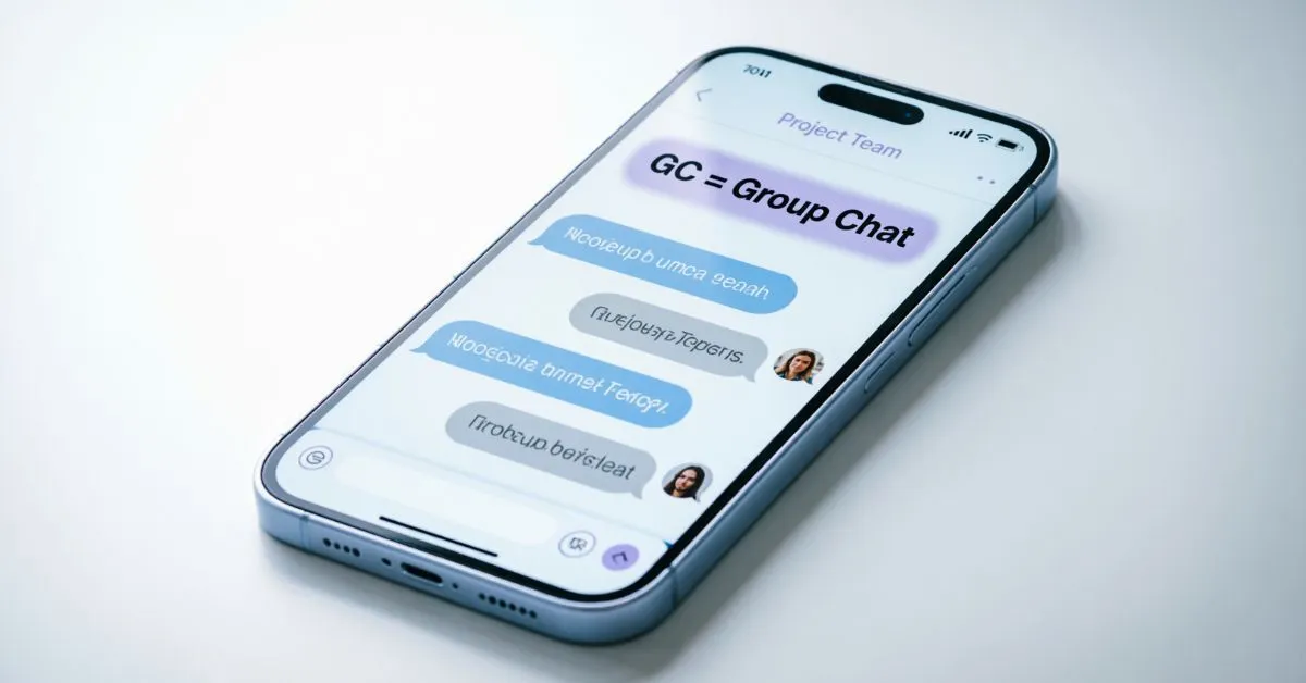 What Does GC Mean in Texting