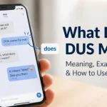 What Does DUS Mean In Text