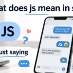 What Does JS Mean In Slang
