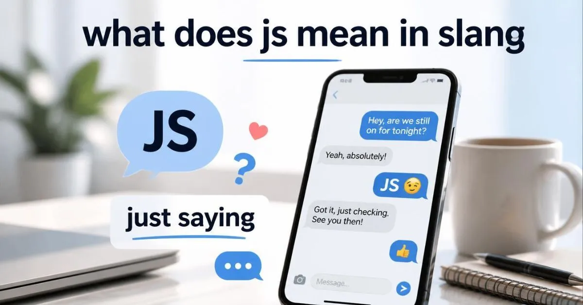 What Does JS Mean In Slang