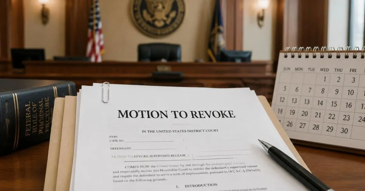 What Does Motion to Revoke Mean