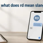What Does RD Mean Slang