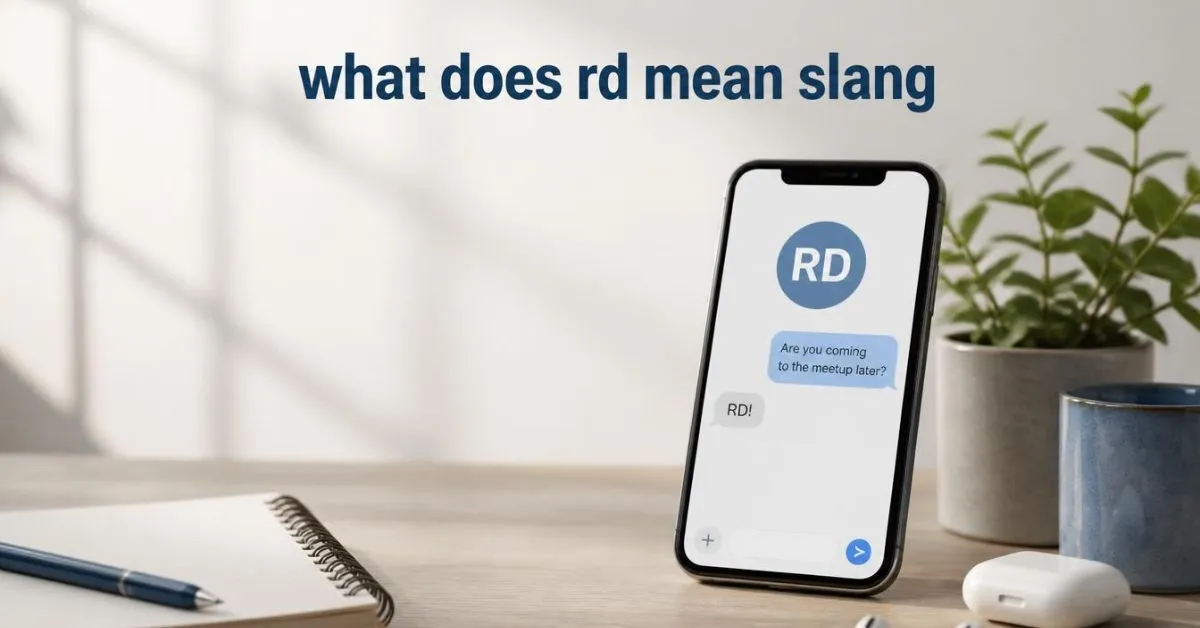 What Does RD Mean Slang
