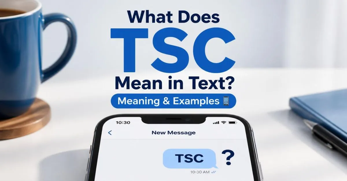 what does tsc mean in text