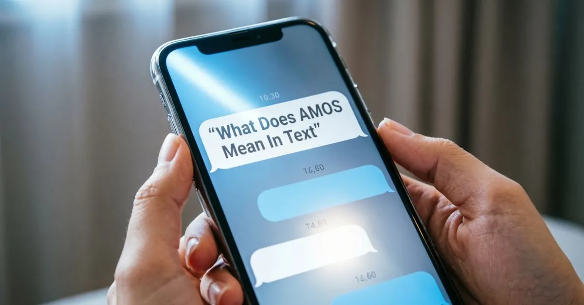 What Does AMOS Mean In Text