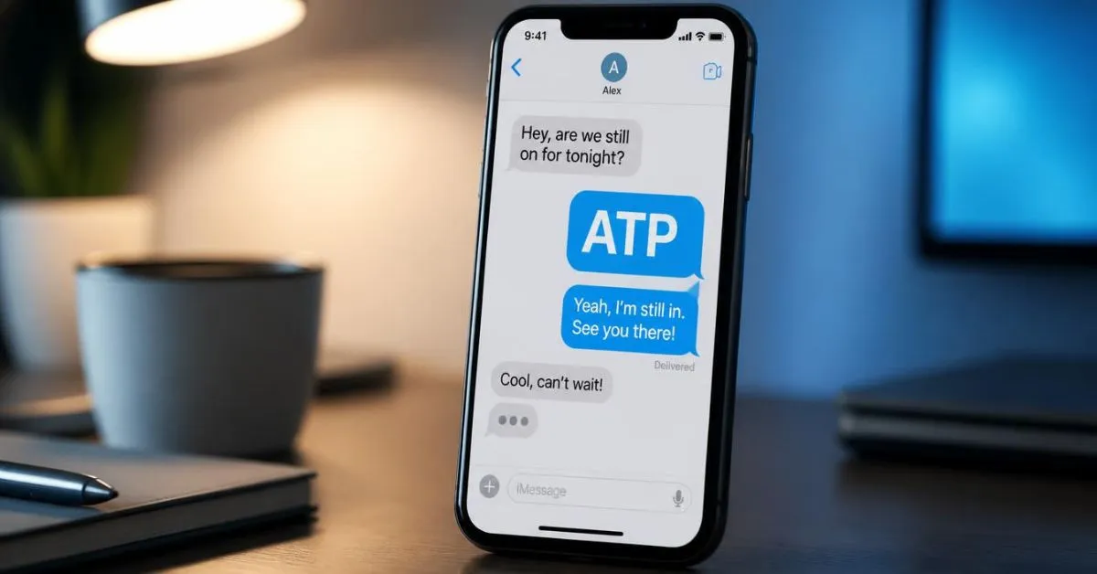 What Does ATP Mean In Text