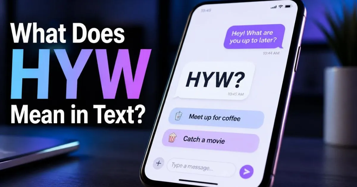 What Does HYW Mean in Text
