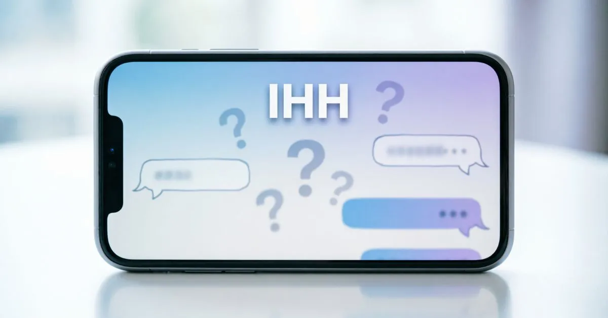 What Does IHH Mean in Texting