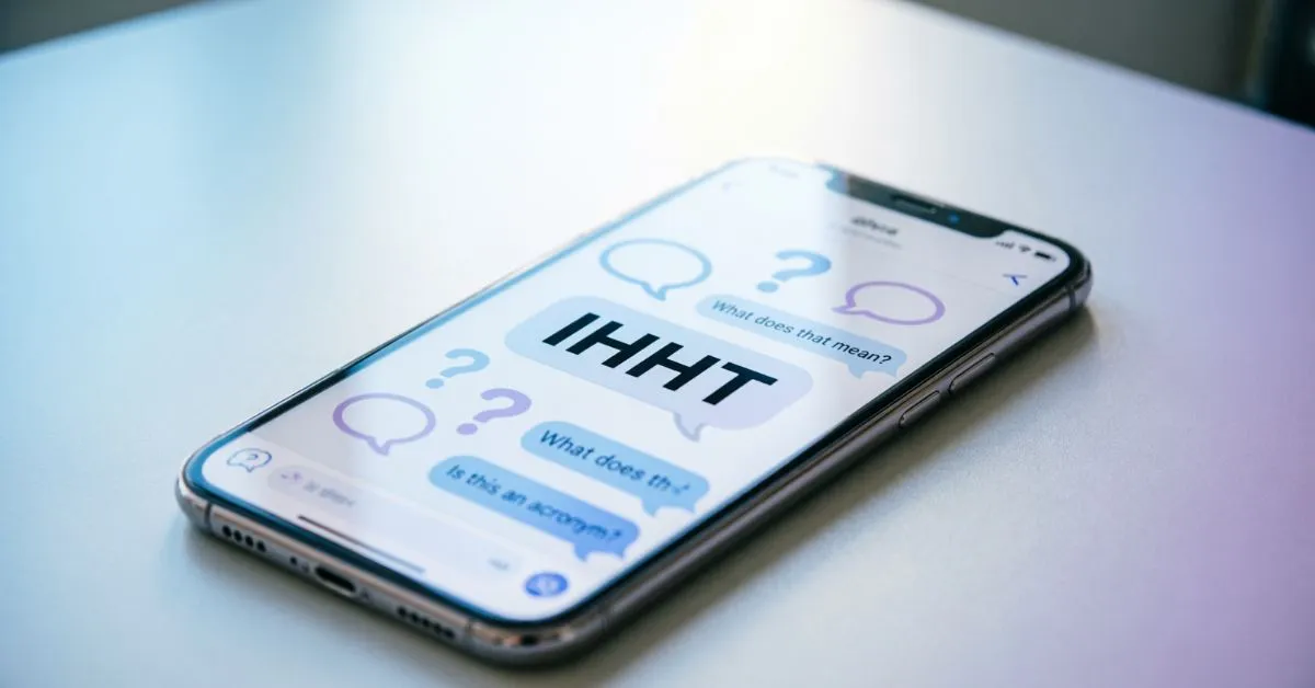 what does ihht mean in text