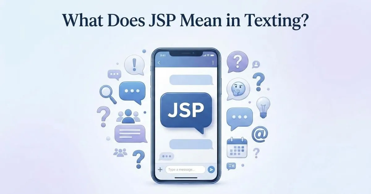 What Does JSP Mean in Texting