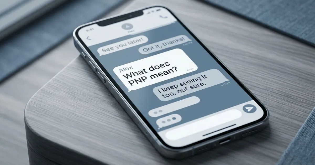 What Does PNP Mean in Text