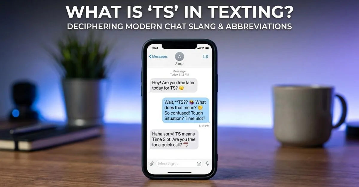 what is ts in texting