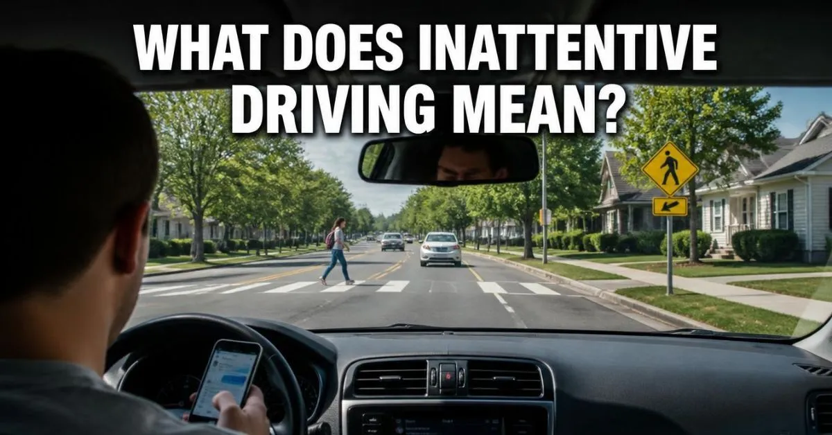 What Does Inattentive Driving Mean