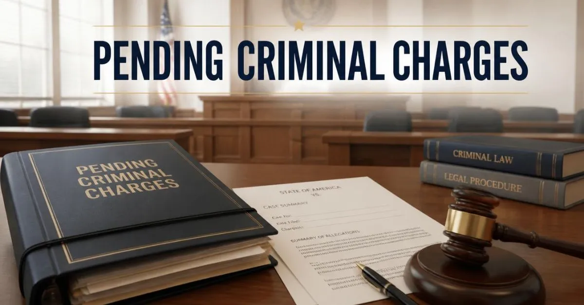 What Does Pending Criminal Charges Mean